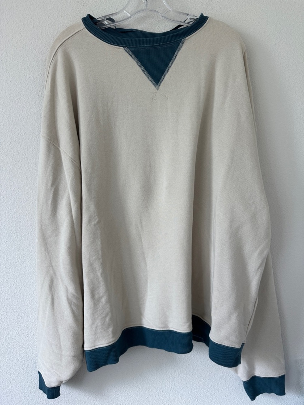 Free People Classic Crew Colorblock Sweatshirt Size: L